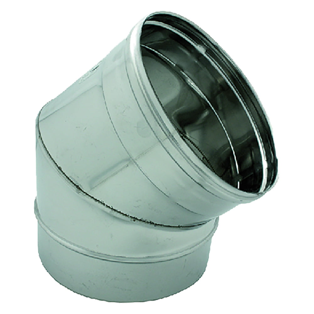 DFL GOMITO IN ACCIAIO ø cm 13-45° 