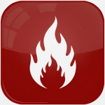 Corso antincendio icona scura