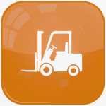 Corso carrello elevatore icona chiara