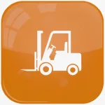 Corso carrello elevatore icona chiara