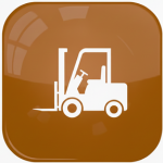 Corso carrello elevatore icona scura